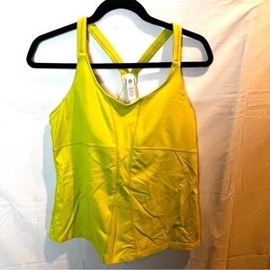 Athleta Women’s Plus Size Green Racerback Strap Workout Tank 2X